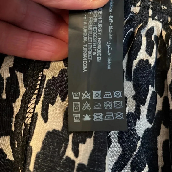 ZARA Woman Oversized Cheetah Animal Print Mini Dress, Size S - Picture 11 of 11